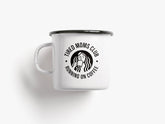 Caneca de esmalte | Tired Moms