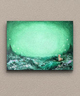 Emerald bloom - 18x24cm | Original
