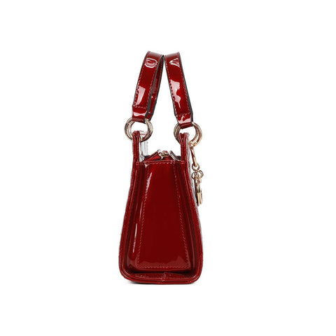 Le Scarlett (C-0169-3) - Mala de mão: Rouge Foncé