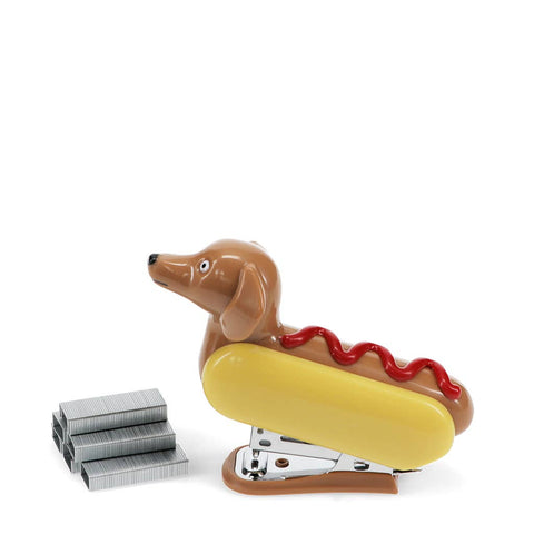 Mini agrafador com 1000 agrafos - Hot Dog