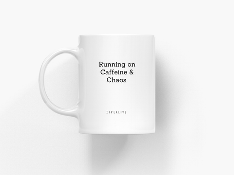 Chávena de cerâmica / Running On