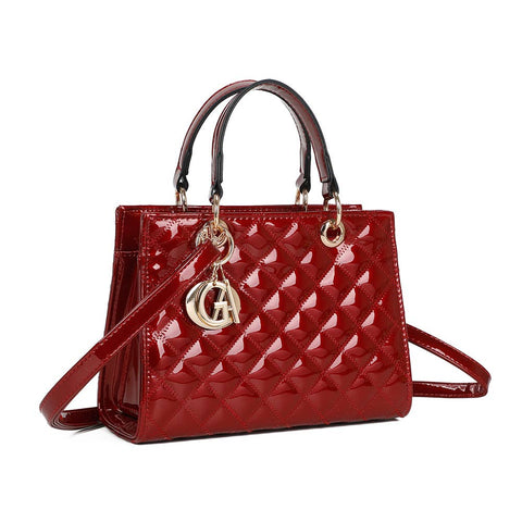 Le Scarlett (C-0169-3) - Mala de mão: Rouge Foncé