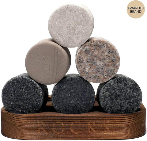 Pedras de Resfriamento Originais para Whisky Rocks