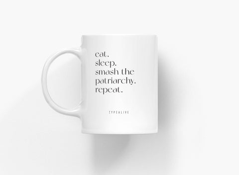 Caneca de cerâmica Smash