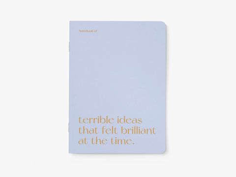 Caderno de Notas / Ideias Terríveis
