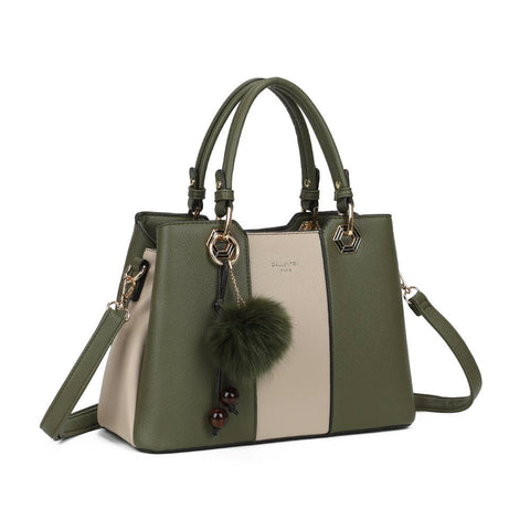 Fiora Pop (M-9354-3) - Mala de mão: BEGE/BRANCO/PRETO