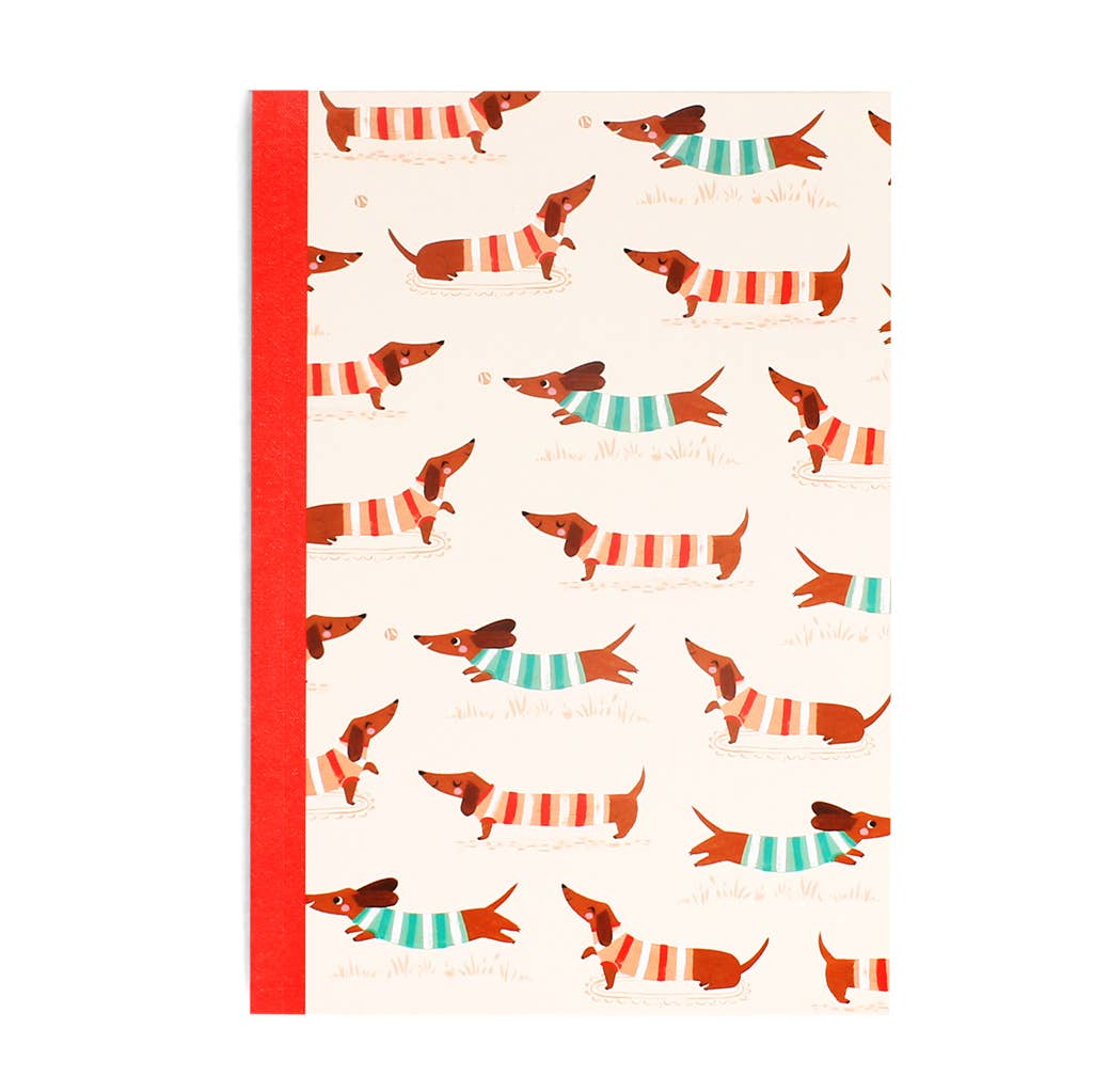 Caderno A5 - Cão Salsicha