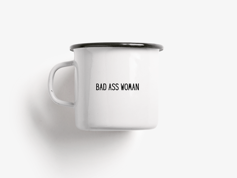 Caneca de esmalte / Mulheres Fodonas