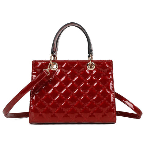 Le Scarlett (C-0169-3) - Mala de mão: Rouge Foncé