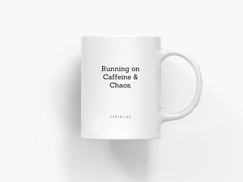 Chávena de cerâmica / Running On
