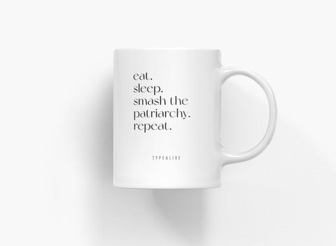 Caneca de cerâmica Smash