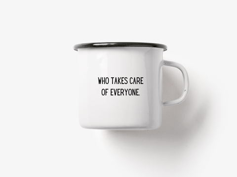 Caneca de esmalte / Mulheres Fodonas