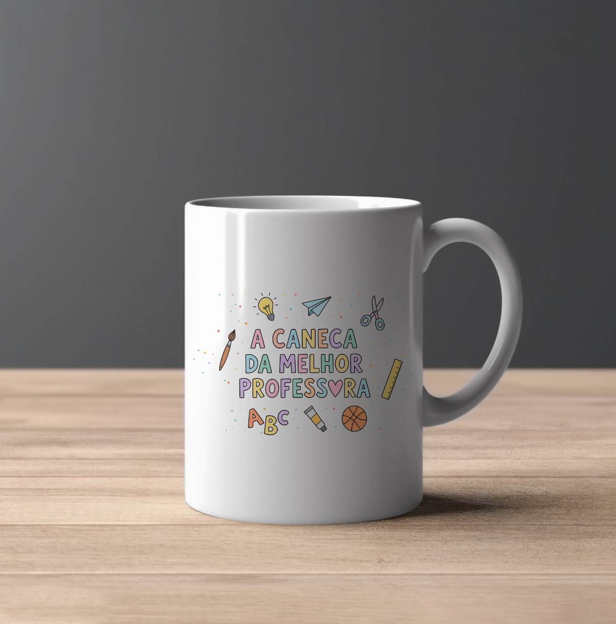 Caneca Dia do Professor - Melhor professora