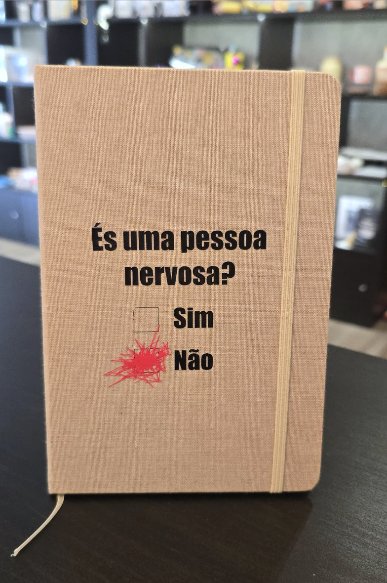 Caderno És uma pessoa nervosa?