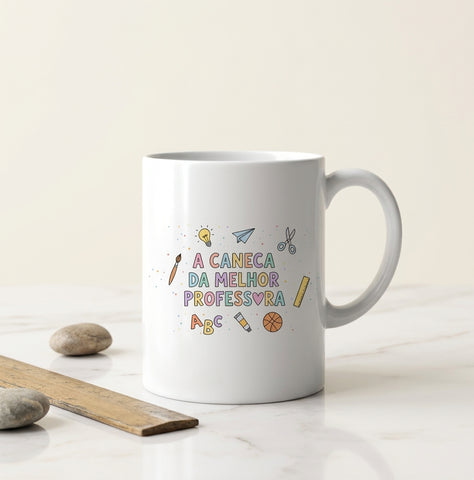 Caneca Dia do Professor - Melhor professora