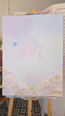The Humminbird Serenade - 60x80cm | Original