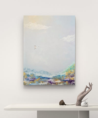 Still Egret - 58x78cm | Original