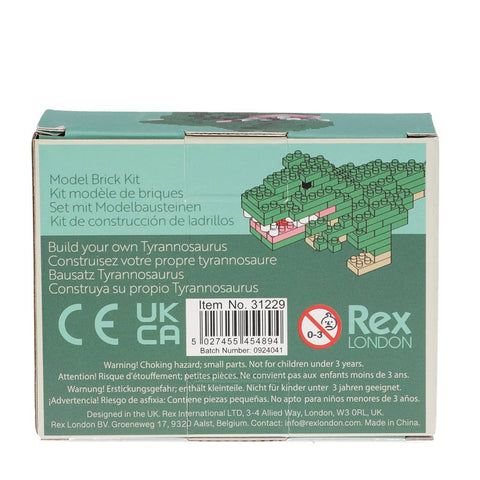 Constrói o teu próprio kit de tijolos de modelo de dinossauro - Tyrannosaurus rex
