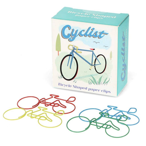 Clipes de papel (caixa de 20) - Ciclista