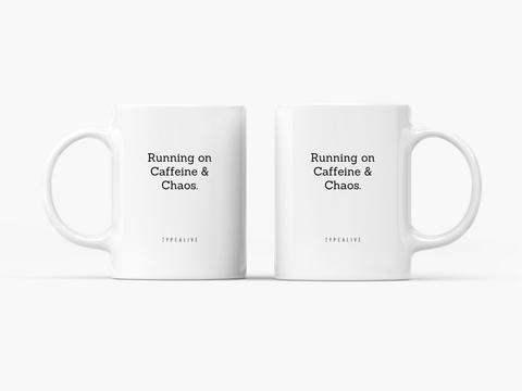 Chávena de cerâmica / Running On