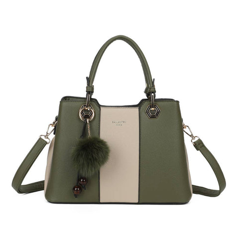 Fiora Pop (M-9354-3) - Mala de mão: BEGE/BRANCO/PRETO