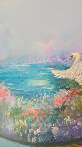 Just for a moment - 30cm Round | 11.8" approx | Original