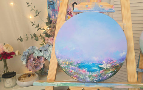 Just for a moment - 30cm Round | 11.8" approx | Original