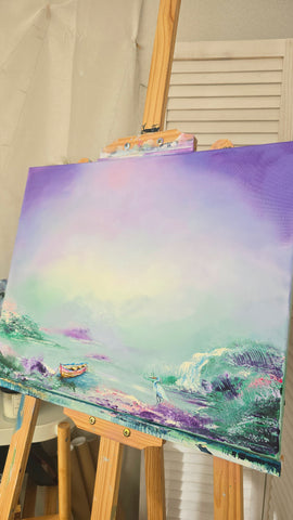 Veil of quartz - 40x50cm | Original